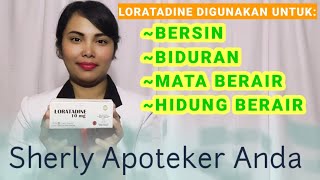 Obat Biduran Pilek Serta BersinBersin  LORATADINE Tablet [upl. by Elston]