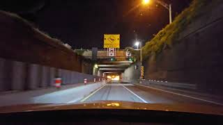 Crossing The Busiest Tunnel In Quebec Ongoing Construction 😃 [upl. by Gnaoh]