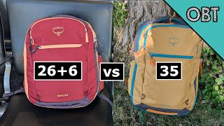 Osprey 266 vs 35 Daylite Comparison and Final Thoughts [upl. by Gnanmos]