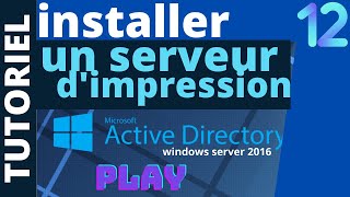 INSTALLER UN SERVEUR DIMPRESSION [upl. by Monti61]