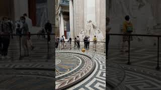 Foucaults Pendulum at the Pantheon  Panthéon Pendulum  Interior Design of Panthéon Paris France [upl. by Logan760]