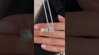 Super Elongated Cushion Diamond Ring [upl. by Bekki]