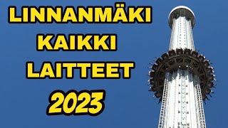 Linnanmäki KAIKKI LAITTEET 2023 [upl. by Kobe]