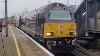 67005 quotQueens Messengerquot hauling the Belmond Pullman through Ashford to Gillingham 301124 [upl. by Kcirdahs]