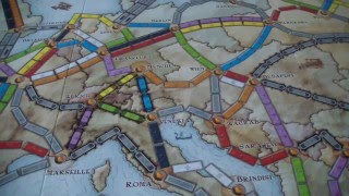 Jeu de société les Aventuriers du Rail Europe [upl. by Eimme]