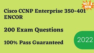 Cisco CCNP Enterprise 350401 ENCOR Exam Dumps amp Questions 2023 [upl. by Ailecec]