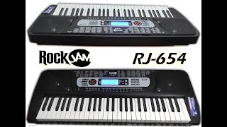 RockJam RJ654 RJ 654  DEMO songs [upl. by Aynnek594]