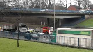 M60 horsebox crash [upl. by Nhguavahs]