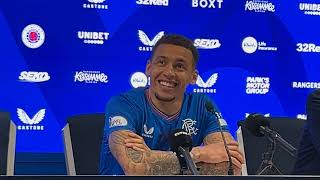 James Tavernier’s full reaction after breaking UK scoring record [upl. by Layman]