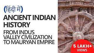 Ancient History in हिंदी  Indus Valley Civilization to Mauryan Empire UPSC CSEIAS Agam Jain IPS [upl. by Aniluj634]