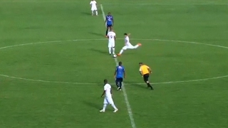 Brazilian footballer scores direct from kickoff in league match – video [upl. by Ayor]