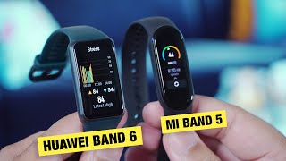 ⚡️ Huawei Band 6 vs Mi Band 5 Pilih Mana [upl. by Assylla371]