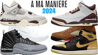 NEW A MA MANIERE AIR JORDAN 4  3 2024 FALL 2024 AIR JORDAN RELEASES KOBE 9 RETURNING  MORE [upl. by Ogir]