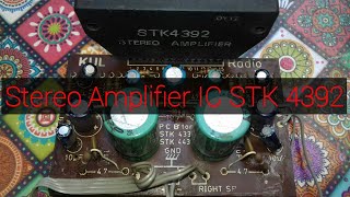 STK  STK 4392  Stereo Amplifier IC STK 4392 [upl. by Garik]