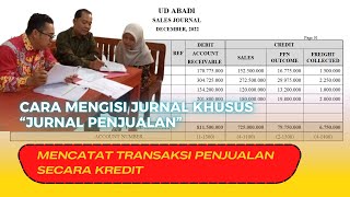 CARA MENGISI JURNAL KHUSUS PENJUALAN SALES JOURNAL [upl. by Woodley561]