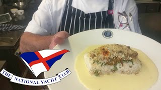 How to make baked Hake with a Crab Crust and Sauce Bercy [upl. by Male683]