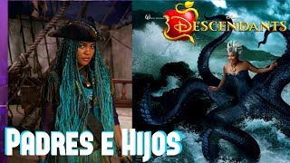 Descendientes 1 y 2 Padres e Hijos de Villanos y Princesas Disney [upl. by Forrest]