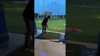 Trying Jordan 1 Golf Shoes at Top Golf⛳️ [upl. by Scoter]