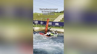 Curious about kayak cross 🤔 New to the Paris 2024 Olympics [upl. by Stoddard455]