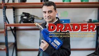 ¿Cómo funciona una máquina de soldadura de plástico por calor Drader Injectiweld [upl. by Nitsyrk]