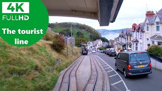 Great Orme Tramway Full Journey To The Top Of The Mountain amp Back Down In Llandudno Tram Cab Ride UK [upl. by Mlehliw]