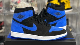 Air Jordan 1 High OG quotRoyal Reimaginedquot Review and On Feet Look [upl. by Nagaem12]