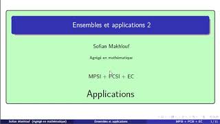 Ensembles et applications 2 [upl. by Bores]