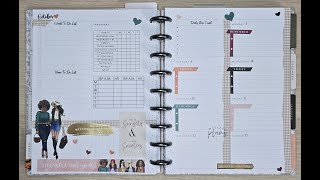 October Week 2  Dashboard Plan With Me  Happy Planner [upl. by Dav]