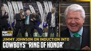 Jimmy Johnson gets emotional reflecting on Cowboys Ring of Honor induction  FOX NFL Sunday [upl. by Teodorico]