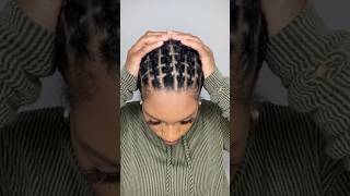 Crochet Braid Pattern 🌻 crochetbraids crochethairstyles braids hairtutorial crochet shorts [upl. by Urial109]