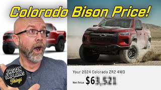 2024 Colorado ZR2 Bison PRICE REVEALED Worth the Money [upl. by Releehw]