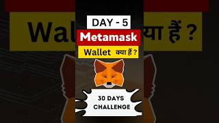 DAY 5 Metamask Wallet क्या है [upl. by Otsugua]