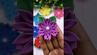 How to Make Beautiful Foam Flowers 🏵️🏵️ Easy Craft Ideas  Flower Making Tutorial diyfoamflowers [upl. by Gustafson]