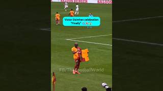 Victor Osimhen scored a brace for Galatasaray and did an iconic celebration ⚽😱🥶 Osimhen osimhen🇳🇬 [upl. by Ahseina]