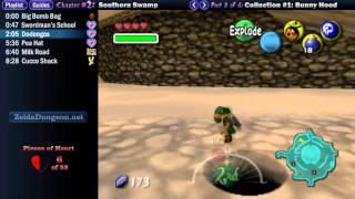 Legend of Zelda Majoras Mask Walkthrough 02 36 quotSouthern Swamp Bunny Hoodquot [upl. by Mcclelland]