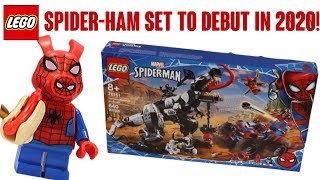 REVEALED LEGO SpiderMan VENOMAUSAURUS ATTACK 2020 Set 76151  SPIDER HAM and VENOM DINOSAUR [upl. by Helms]