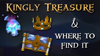 Where to find Kingly treasure Chest Bounty Skull and Crown of Hope  Sea of Thieves [upl. by Yelhs]