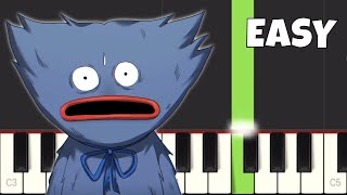 All Alone  EASY Piano Tutorial  Poppy Playtime Animation [upl. by Aibat856]