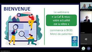 Webinaire Actualités des partenaires de la Caf de LoireAtlantique  Juin 2024 [upl. by Kerek227]