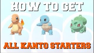 HOW TO GET ALL KANTO STARTER POKEMON IN SWORD AND SHIELD TUTORIAL CHARMANDERBULBASAURSQUIRTLE [upl. by Tallie332]