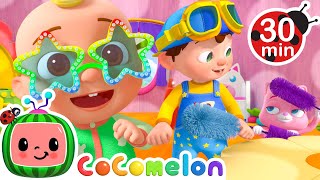 The Way Animals Clean Up  More CoComelon JJs Animal Time Kids Songs  Animal Songs for Kids [upl. by Ruhtracam]