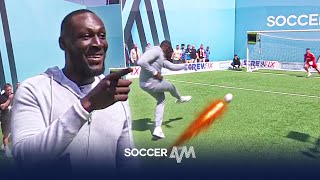 Stormzy SMASHES in his penalty  Soccer AM Pro AM [upl. by Rona]