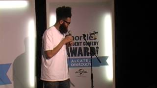 Jamali Maddix Chortle Student Comedy Award Winner 2014 [upl. by Dewie]