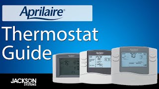 Aprilaire Thermostats Guide [upl. by Earahc]