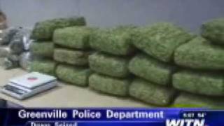 Greenville Drug Bust Nets 100 Pounds of Pot  WITN [upl. by Cesaria]