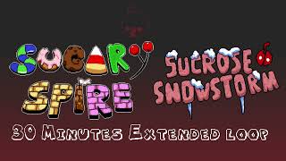 Sugary Spire OST  Sugarcube Hailstorm Sucrose Snowstorm Ingame version Extended [upl. by Alasteir919]