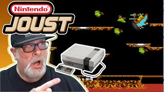 Playing JOUST on NES Nostalgic Fun with this Classic Arcade Port [upl. by Wehhtam]