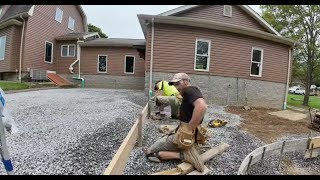 Detailed Prep Work For Concrete Patio [upl. by Reve]