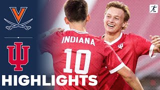 Virginia vs Indiana  NCAA College Cup Soccer Championship  Highlights  November 26 2023 [upl. by Schulein]