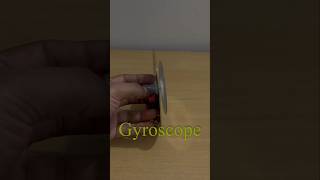 Gyroscope experiment  How to make gyroscope toy 8thclass school science project gyroscope diy [upl. by Neilson]